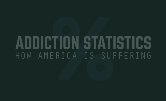 addiction statistics infographic